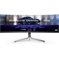 AOC AGON PRO PD49 PORSCHE DESIGN 49" 240Hz 0.3ms 5K DUAL-QHD QD-OLED Gaming Curved Monitor